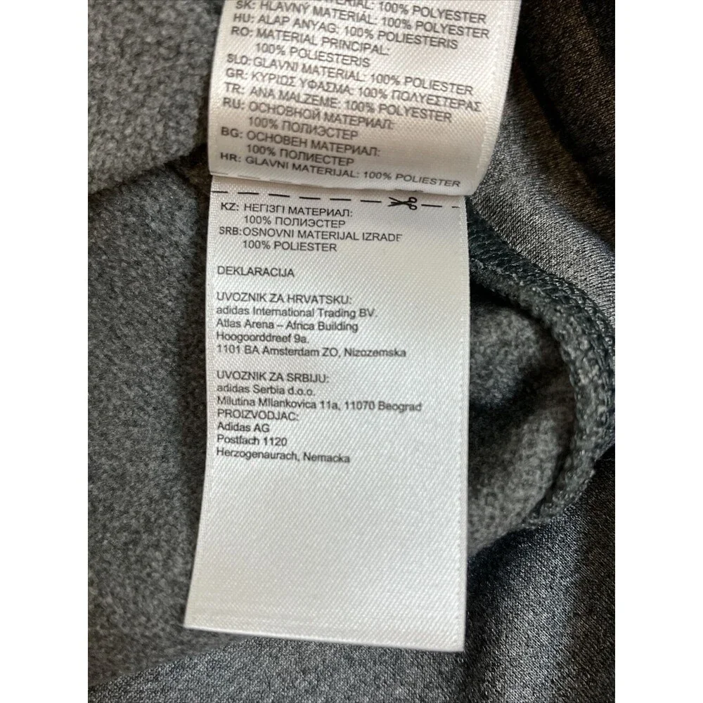 Reebok Hoodie Mens/ Teenagers Gray Printed Logo Speedwick Pull Over Jumper‎ Sz S
